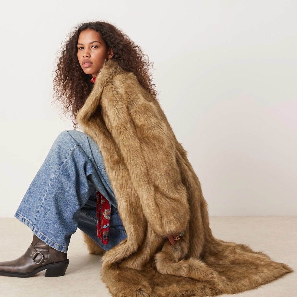 Free People Annice Fur Coat